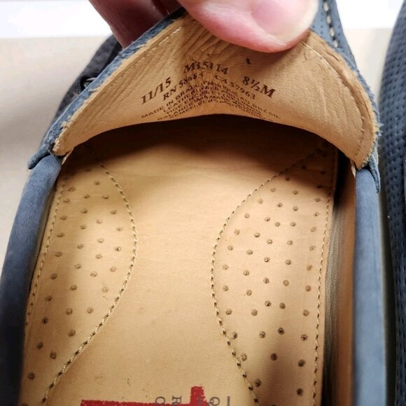 1901 Nordstrom Suede Driving Mocs Loafers MStorino Horse Bit Shoes Men’s 8.5 M - Picture 15 of 15